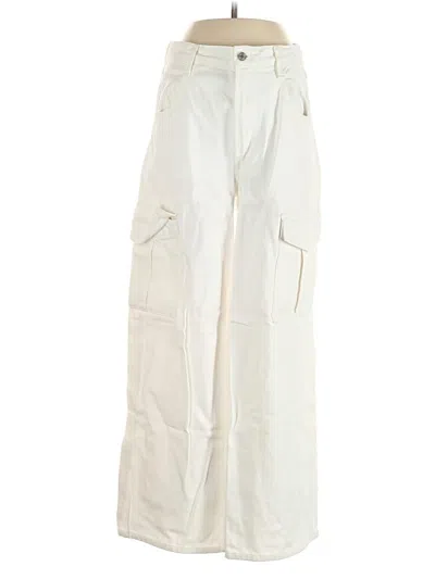 Pre-owned Agolde Cargo Pants In White