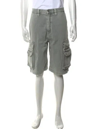 Pre-owned Agolde Cargo Shorts In Grey
