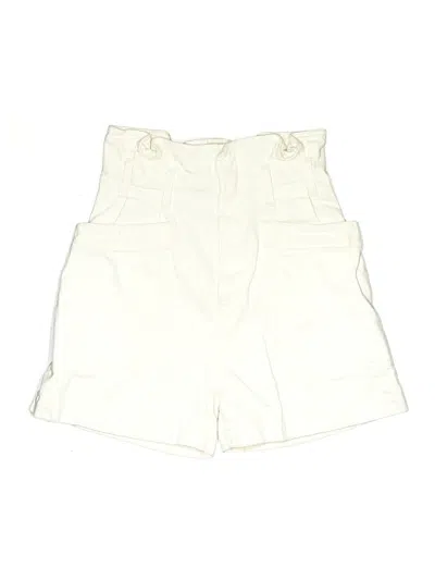 Pre-owned Agolde Cargo Shorts In White