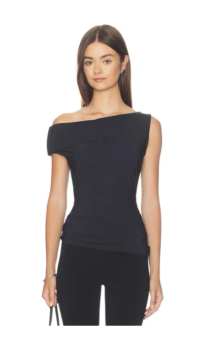 Agolde Carlin Top In Black