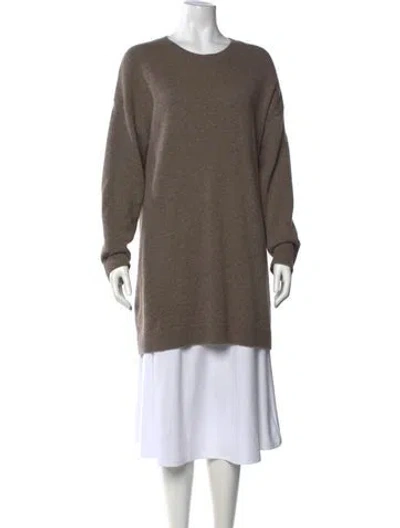 Pre-owned Agolde Cashmere Crew Neck Sweater In Neutral