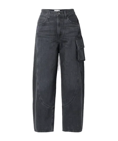 Agolde Cass Straight Leg Jeans In Black