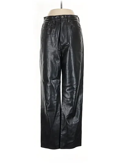 Pre-owned Agolde Casual Pants In Black
