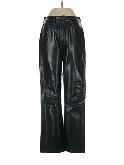 Pre-owned Agolde Casual Pants In Black