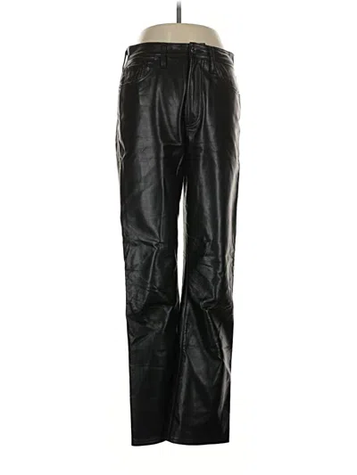 Pre-owned Agolde Casual Pants In Black