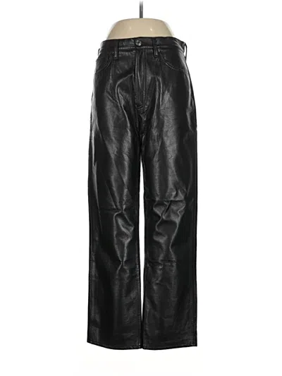 Pre-owned Agolde Casual Pants In Black