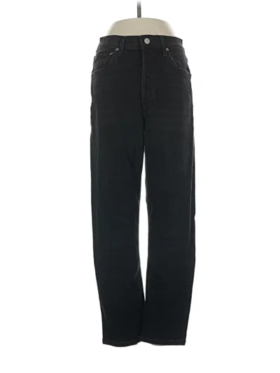Pre-owned Agolde Casual Pants In Black