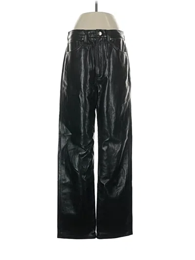 Pre-owned Agolde Casual Pants In Black