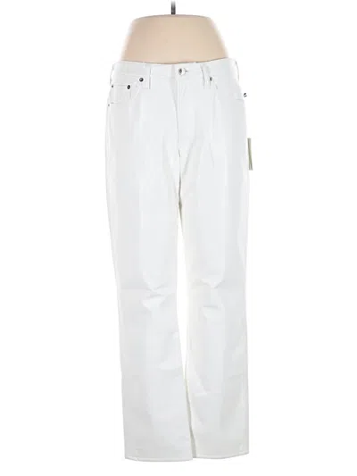 Pre-owned Agolde Casual Pants In White