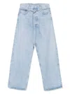 Agolde High Waist Frayed Hem Jeans