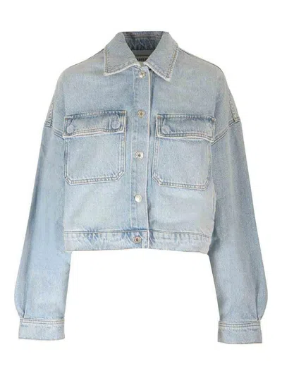 Agolde Chaqueta Casual - Azul Claro In Blue