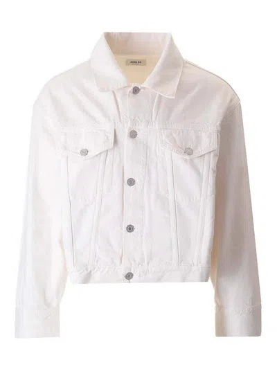 Agolde Chaqueta Casual - Blanco In White