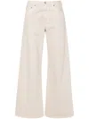 Agolde Low Slung Baggy Low-rise Straight-leg Jeans In Neutrals