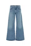 Agolde Harper Straight Cropped Jeans In Signal