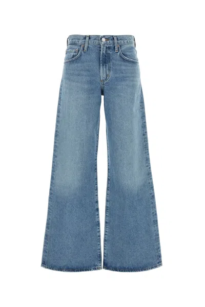 AGOLDE DENIM CLADS WIDE-LEG JEANS