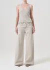 Agolde Clara Low Rise Flare Jeans In Tusk In White