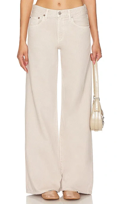 AGOLDE CLARA LOW RISE BAGGY FLARE JEANS