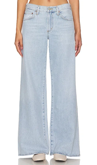Agolde Ren High Waist Wide Leg Pants In Encounter
