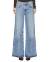 Agolde Clara Low Rise Baggy Flare Jeans In Signal In Multi