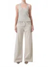Agolde Clara Low Rise Baggy Flare Jeans In Tusk In Neutral