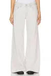 Agolde Clara Wide Leg Jean In Tarte In Neutral