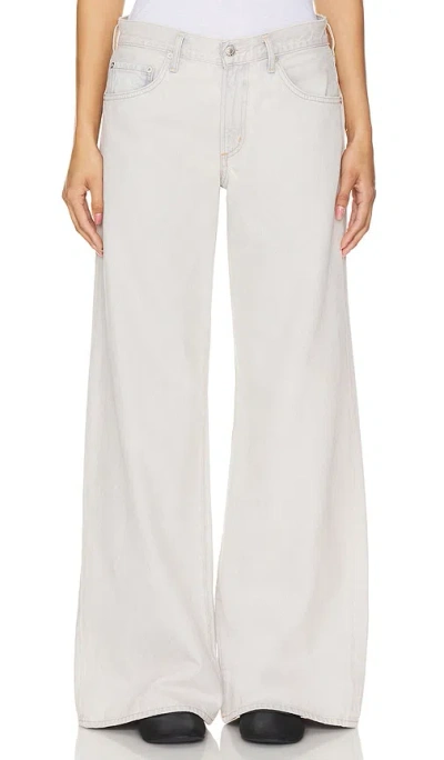 Agolde Clara Wide Leg In White