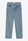Agolde Regenerated Denim Trousers With Front And Back Pockets