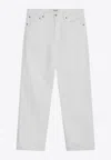 Agolde White Jeans In Regenerated Denim