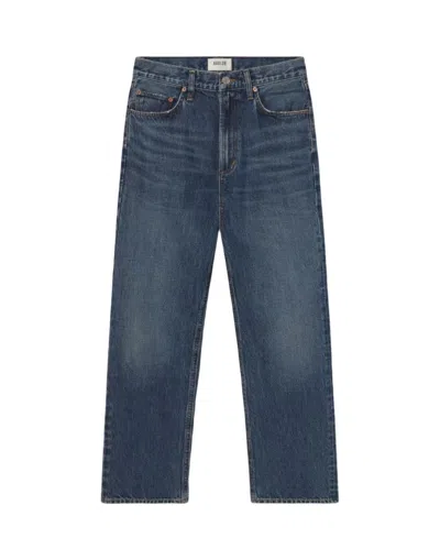 AGOLDE AGOLDE CLASSIC STRAIGHT-LEG JEANS WITH HIGH WAIST