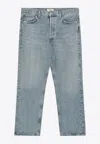 Agolde Light Blue Jeans In Regenerated Denim
