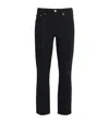 Agolde Cocktail Ankle Low-rise Slim-fit Jeans In Black