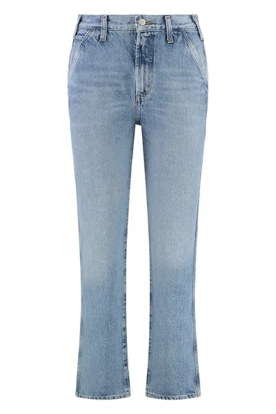 Agolde Cooper High-rise Straight Leg Jeans