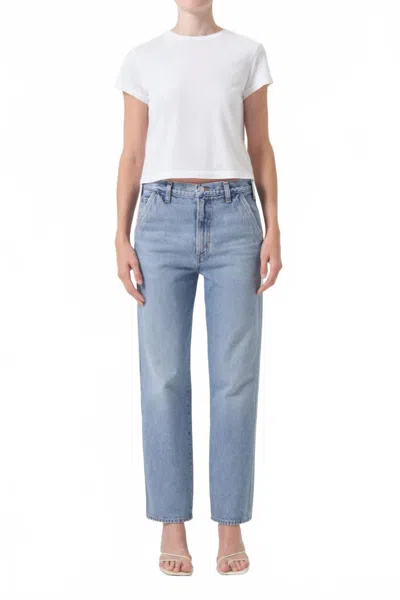 Agolde Cooper Trouser In Command In Transparent