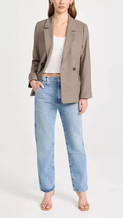 Agolde Cooper Trouser Jeans In Command In Blue