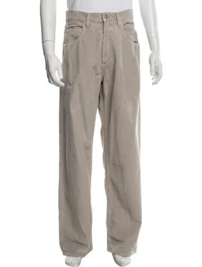 Pre-owned Agolde Corduroy Pants In Grey