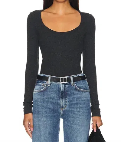 Agolde Corey Scoop Neck Tee In Katniss In Multi