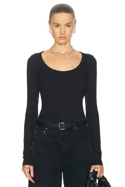 AGOLDE COREY SCOOP NECK TEE