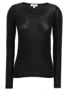 Agolde Black Corey T-shirt In Black