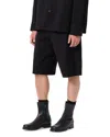 Agolde Cosmo Long 12.5 Chino Shorts In Black