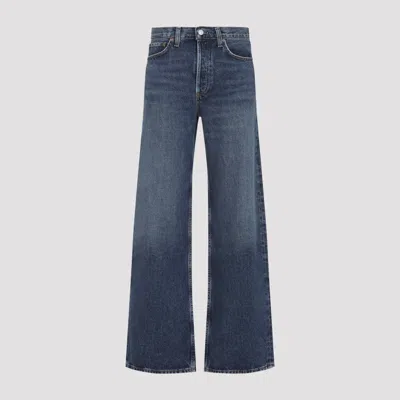 Agolde Cotton Arc Jeans In Blue