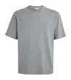 Agolde Asha Mock Neck Tee In Gray