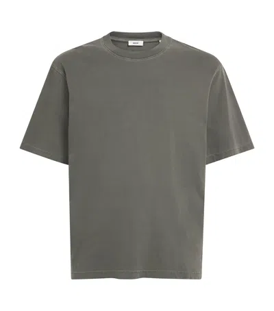 Agolde Cotton Asha T-shirt In Gray