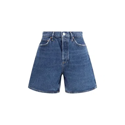 Agolde Bermuda Shorts In Blue