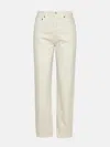 Agolde Balloon Mid-rise Tapered Jeans In Neutral
