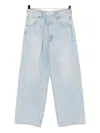 Agolde Fran Low Slung Straight Jean Milkshake