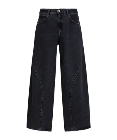 Agolde Cotton Jeans In Black