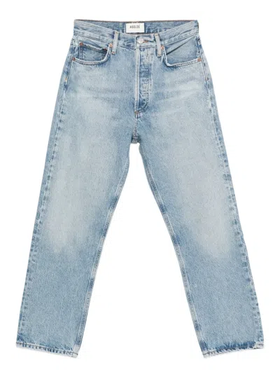 Agolde Cotton Jeans In Blue