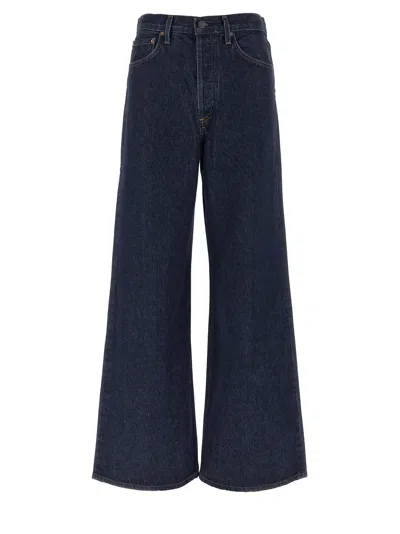Agolde Blue Cotton Dame Jeans