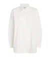 Agolde Cotton Poplin Roux Shirt In White