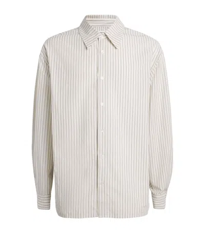 AGOLDE COTTON STRIPE AUREL SHIRT